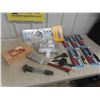Image 1 : New 12 Utility Knives : 3 New Grill Brushes, New 