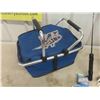 Image 2 : 4 Ice Fishing Rods & Reels , Line in Blue 