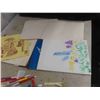 Image 2 : Crafts, Paints, Brushes, Markers, Canvas, Fishing 