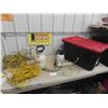 Image 1 : 102 L Storage Tub with Lid , 2 Extension Cords , 