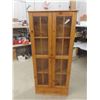 Image 1 : Modern 2 Door China Cabinet Pine Style/Look 65'' 