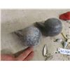 Image 2 : 2 Large Lead Fishing Weights 8lbs , Few 