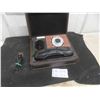 Image 1 : Vintage Collectible Dial Phone in a Padded 