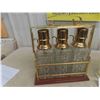 Image 2 : Vintage Items : 3 Crystal Liquor Decanter with