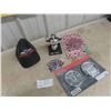 Image 1 : Orange County Chopper Leather Hat, U Twin 