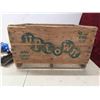 Image 3 : Wood Crate Up Town 18'' x 12'' x 11'' H , Water Meter, 