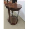 Image 2 : China Cabinet Curved Glass 25'' H x 18'' Diam. 