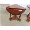 Image 2 : 2 Drop Leaf Stands (Extended) 21'' H x Up To 