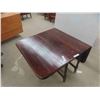 Image 3 : Walnut Gate Leg Table (Ext. Size) 29'' x 36'' x 54'' 
