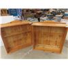 Image 1 : 2 Ikea Pine Open Shelf 3 Tier Each 39'' x 41'' x 12'' 