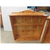Image 2 : 2 Ikea Pine Open Shelf 3 Tier Each 39'' x 41'' x 12'' 