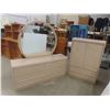 Image 1 : 2 Oak White Dressers : Dresser 54'' x 36'' x 16'' , 