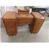 Image 2 : Antique Vanity Dresser 27'' x 45'' x 18'' Plus Mirror 