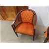 Image 3 : 2 Cane Button Back Occasional Chairs 