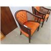 Image 4 : 2 Cane Button Back Occasional Chairs 