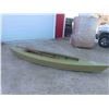 Image 1 : Wooden 13ft Flat Bottom Duck Boat with Paddles & 