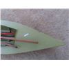Image 3 : Wooden 13ft Flat Bottom Duck Boat with Paddles & 