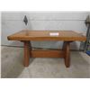 Image 1 : Hand Crafted Solid Oak Bench 35'' x 18'' x 18 1/2'' H 