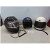 Image 1 : 3 Helmets (2) with Face Shields