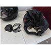 Image 10 : 2 Helmets - Face Mask is Broken on Black One , Pictured