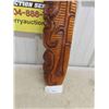 Image 4 : Tribal Wood Carving 6'' x 30'' 