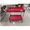 Image 1 : Rolling 2 Tier Shop Cart 32'' x 30'' x 16'' 