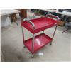 Image 2 : Rolling 2 Tier Shop Cart 32'' x 30'' x 16'' 