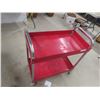 Image 3 : Rolling 2 Tier Shop Cart 32'' x 30'' x 16'' 
