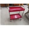 Image 4 : Rolling 2 Tier Shop Cart 32'' x 30'' x 16'' 