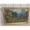 Image 1 : Framed Petit Point Picture 22'' x 32'' 