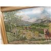 Image 3 : Framed Petit Point Picture 39'' x 22'' 