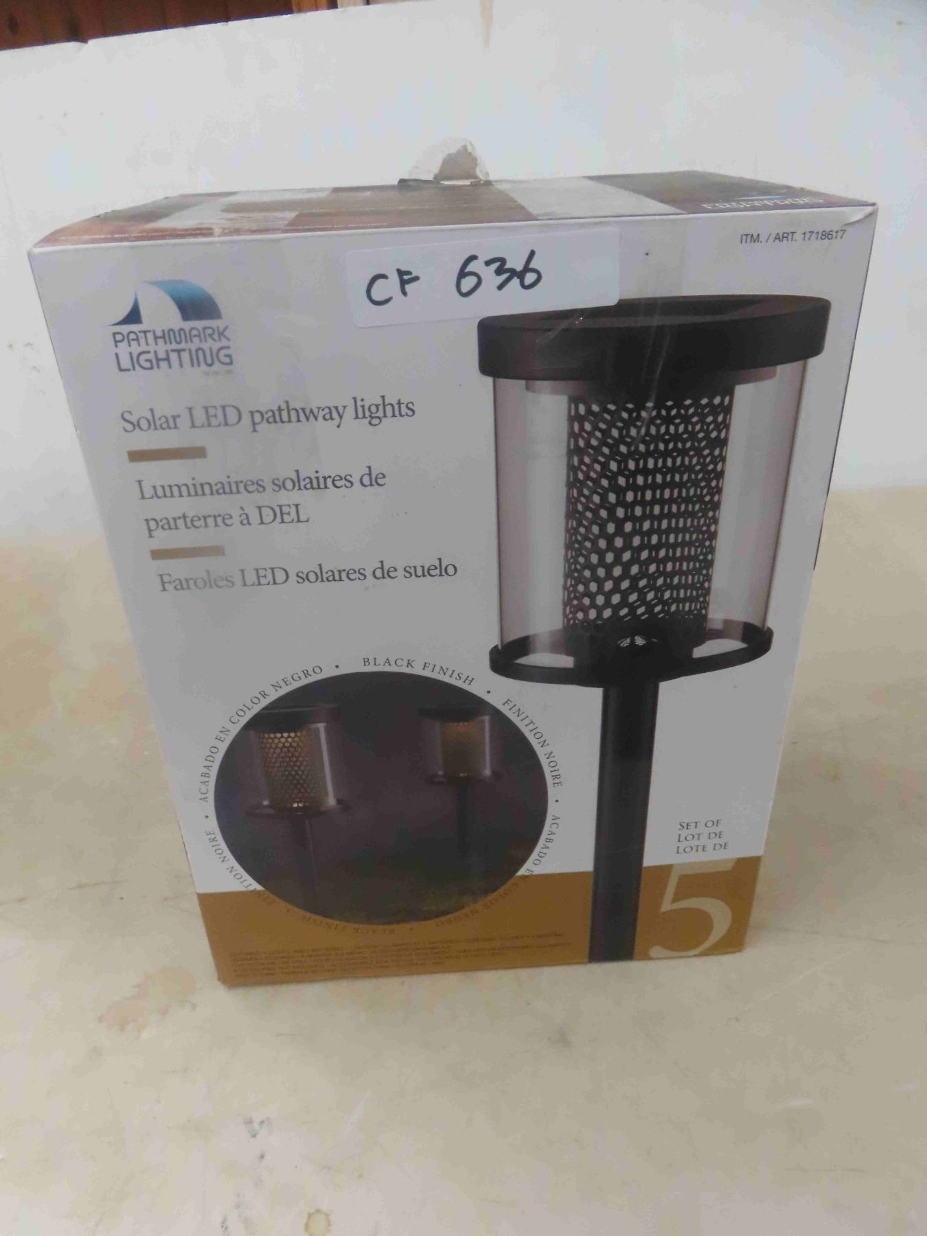 Pathmark Lighting Solar LED Pathway Lights Set of 5