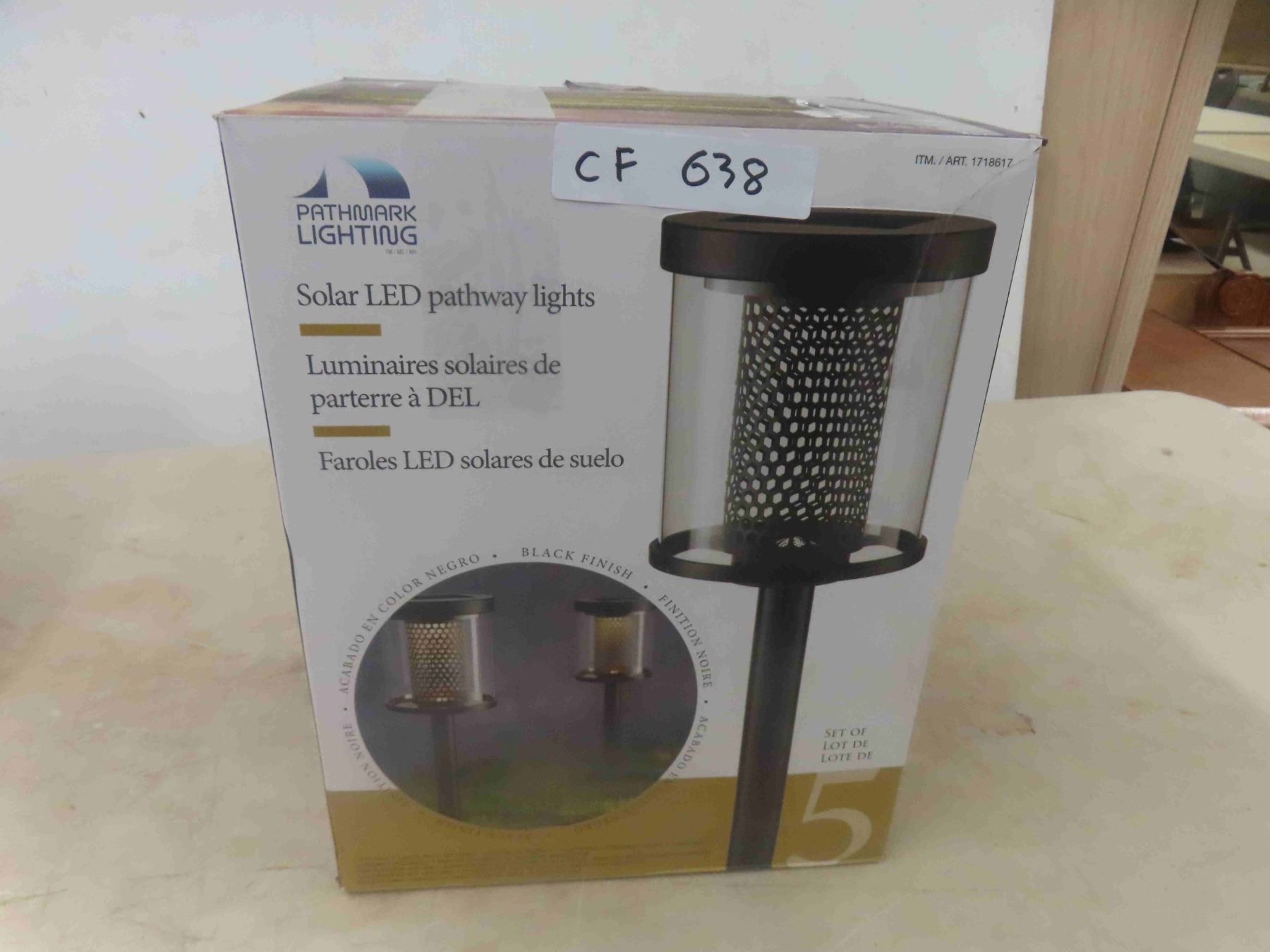 Pathmark Lighting Solar LED Pathway Lights Set of 5