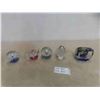 Image 1 : 5 Paper Weights : Murano & Others