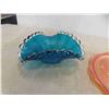Image 2 : Carnival Blown Glass Chalet Center Piece/Tray 
