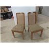 Image 1 : 2 Oak Dining Room Chairs 