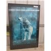 Image 1 : Framed Wolf Print 28'' x 36'' 