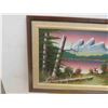 Image 2 : Framed Painting 8'' x 28 1/2'' 