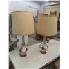 Image 1 : Set of 2 MCM Table Lamps 