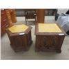 Image 1 : 2 End Tables , Bigger One is 21'' x 24'' x 