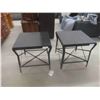 Image 1 : 2 Modern End Tables 23'' x 23 1/2'' x 23