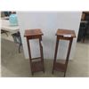 Image 1 : 2 Candle/Lamp Stands 34'' x 10'' x 10'' 