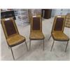 Image 1 : 3 Retro Kitchen Chairs 