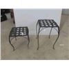 Image 1 : 2 Wrought Iron Plant Stands, Biggest is 