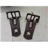 Image 3 : Vintage Machinery Foot Rests, Galvanized Coal 