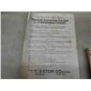 Image 2 : Wood Crate with Lid 27'' x 12'' x 14'' H , 2 Eatons 