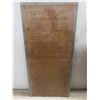 Image 4 : Wood Crate with Lid 27'' x 12'' x 14'' H , 2 Eatons 