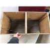 Image 8 : Wood Crate with Lid 27'' x 12'' x 14'' H , 2 Eatons 