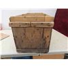 Image 9 : Wood Crate with Lid 27'' x 12'' x 14'' H , 2 Eatons 