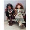 Image 3 : 7 Collector Porcelain Dolls 